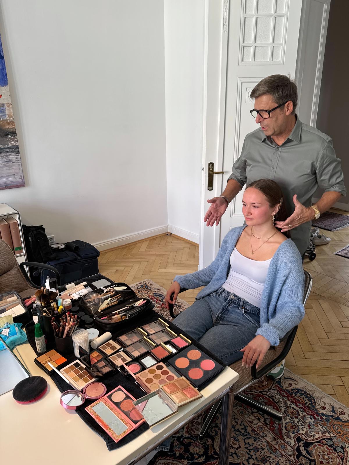 Stephan Schmied im Studio – Make-up Coaching
